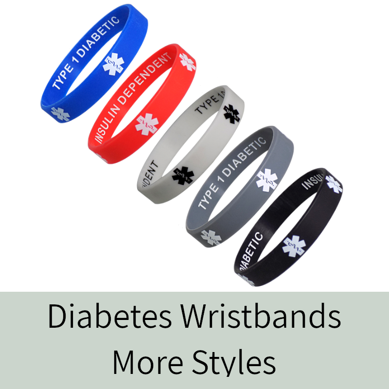 Diabetes Wristbands - More Styles
