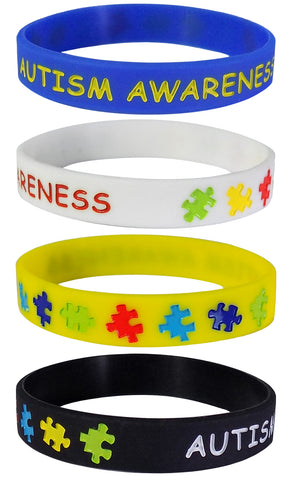 Autism Awareness Silicone Wristbands