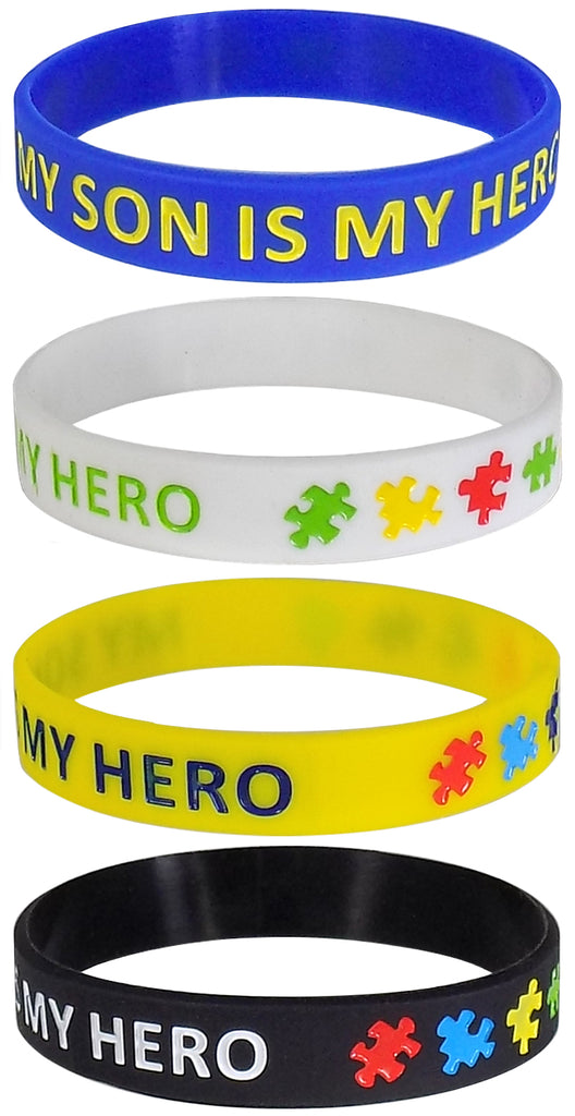 500 Pcs Autism Bracelet Bulk Puzzle Pieces Wristbands Autism Awareness  Silicone Bracelets Silicone Wristband Set Autism Bracelet Pack for Women  Men Kids Teen Charity Activities Gifts : Amazon.in: Jewellery