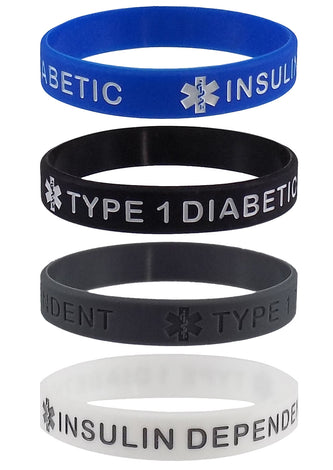 Diabetes Wristbands - More Styles