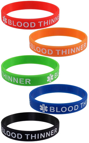 Blood Thinner Wristbands - More Styles