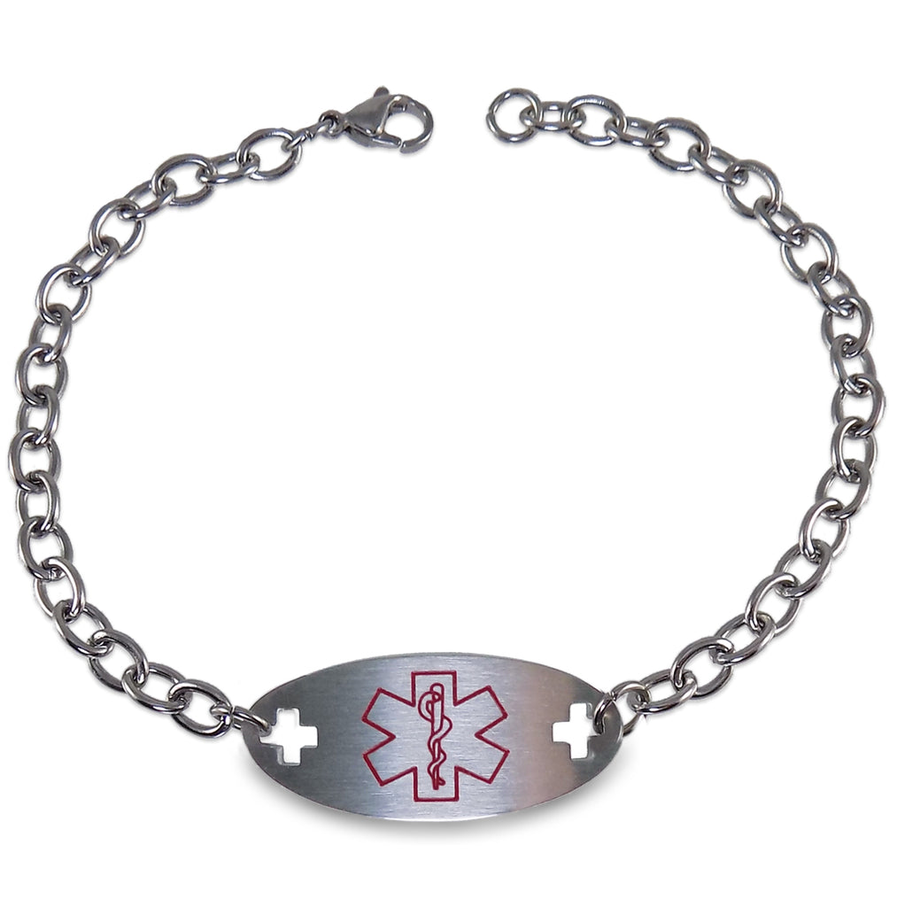 Medical Emergency Bracelet with Medical Card, Custom Medical ID Alert –  Anavia Jewelry & Gift